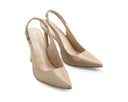 Sandra - Zapatillas de Piel Beige, vista 6