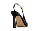 Sandra - Zapatillas de Piel Negras, vista 4