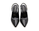 Sandra - Zapatillas de Piel Negras, vista 7