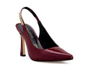 Sandra - Zapatillas de Piel Rojas, vista 2