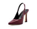 Sandra - Zapatillas de Piel Rojas, vista 3