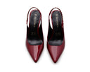 Sandra - Zapatillas de Piel Rojas, vista 7