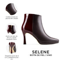 Infografía Selene vino - detalles y medidas