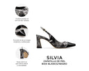 Silvia - Zapatillas de Piel Animal Print, infografía