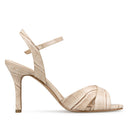 Sol sandalias de piel crocox beige - vista 4