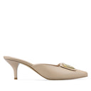 Sonia zapatilla de tacón beige - vista 1