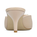 Sonia zapatilla de tacón beige - vista 3