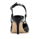 Tamara zapatilla de tacón negro - vista 3