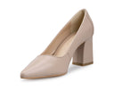 Tania - Zapatillas de Piel Beige, vista 3