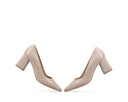 Tania - Zapatillas de Piel Beige, vista 7