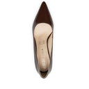 Tania zapatilla pump de piel charol café - vista 5