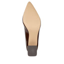 Tania zapatilla pump de piel charol café - vista 6