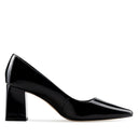Tania zapatilla pump de piel charol negro - vista 4