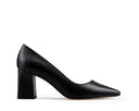 Tania - Zapatillas de Piel Negras, vista 1