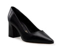Tania - Zapatillas de Piel Negras, vista 2