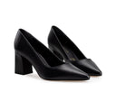 Tania - Zapatillas de Piel Negras, vista 5
