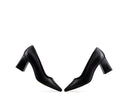 Tania - Zapatillas de Piel Negras, vista 7