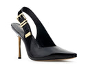 Thalia - Zapatillas de Piel Negras, vista 2