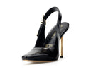 Thalia - Zapatillas de Piel Negras, vista 3