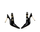 Thalia - Zapatillas de Piel Negras, vista 7