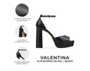 Valentina - Tacones de Piel Negros, infografía
