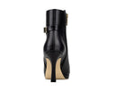 Venus botines de piel negros - vista 3