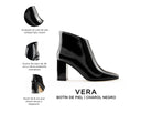 Vera - Botines de Piel Negros, infografía