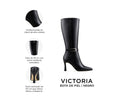 Infografía Victoria negro - detalles y medidas
