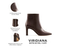 Viridiana - Botines de Piel Cafés, infografía