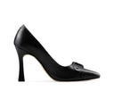 Ximena - Zapatillas de Piel Negras, vista 4