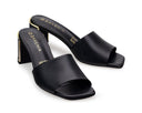 Zaira - Sandalias de Piel Negras, vista 6