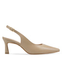 Zoe zapatillas de piel beige - vista 1