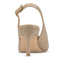 Zoe zapatillas de piel beige - vista 3