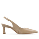 Zoe zapatillas de piel beige - vista 4