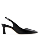 Zoe zapatillas de piel negras - vista 4
