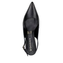 Zoe zapatillas de piel negras - vista 5